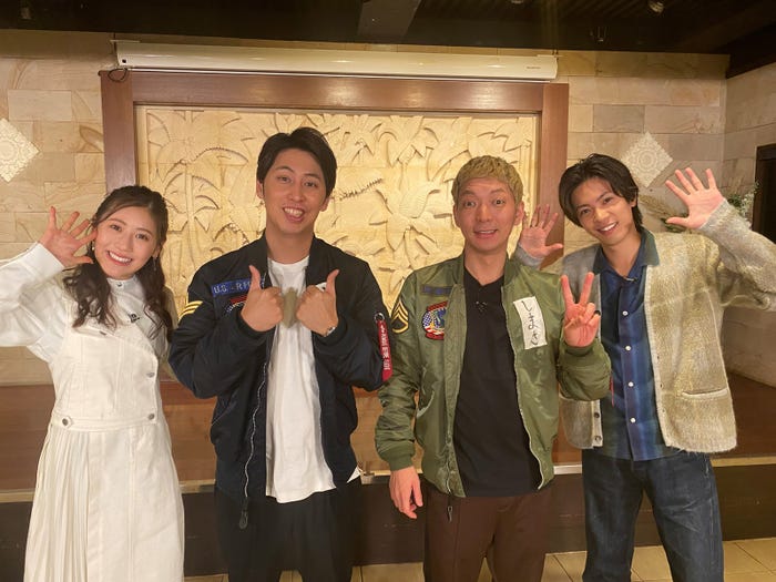 西野未姫、ニューヨーク(屋敷裕政、嶋佐和也)、神宮寺勇太(C)テレビ朝日