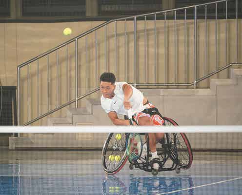 車いすテニス小田凱人、両国・国技館で世界一のプレー生披露 国枝慎吾からつながる力<24時間テレビ46>