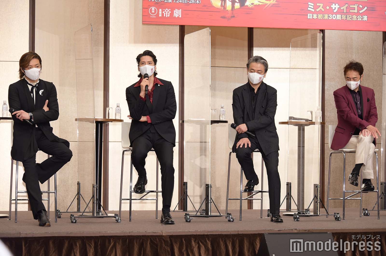 東山義久、伊礼彼方、駒田一、市村正親（C）モデルプレス