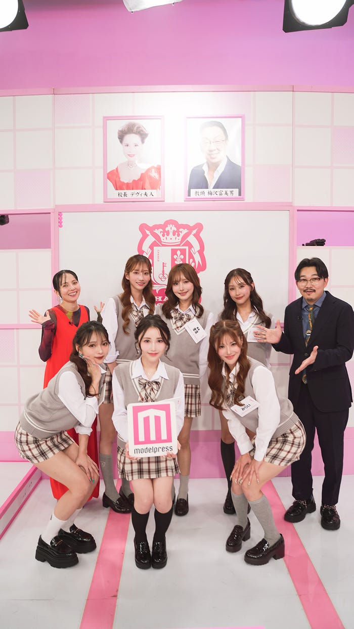 (上段左から)ベッキー、あすか、きほ、らな、伊藤俊介(下段左から)ゆめの、麻央、みらい(提供写真)