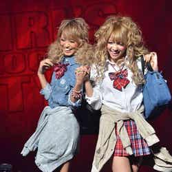 (左から)郡司英里沙(えりちょす)、江崎奈々帆