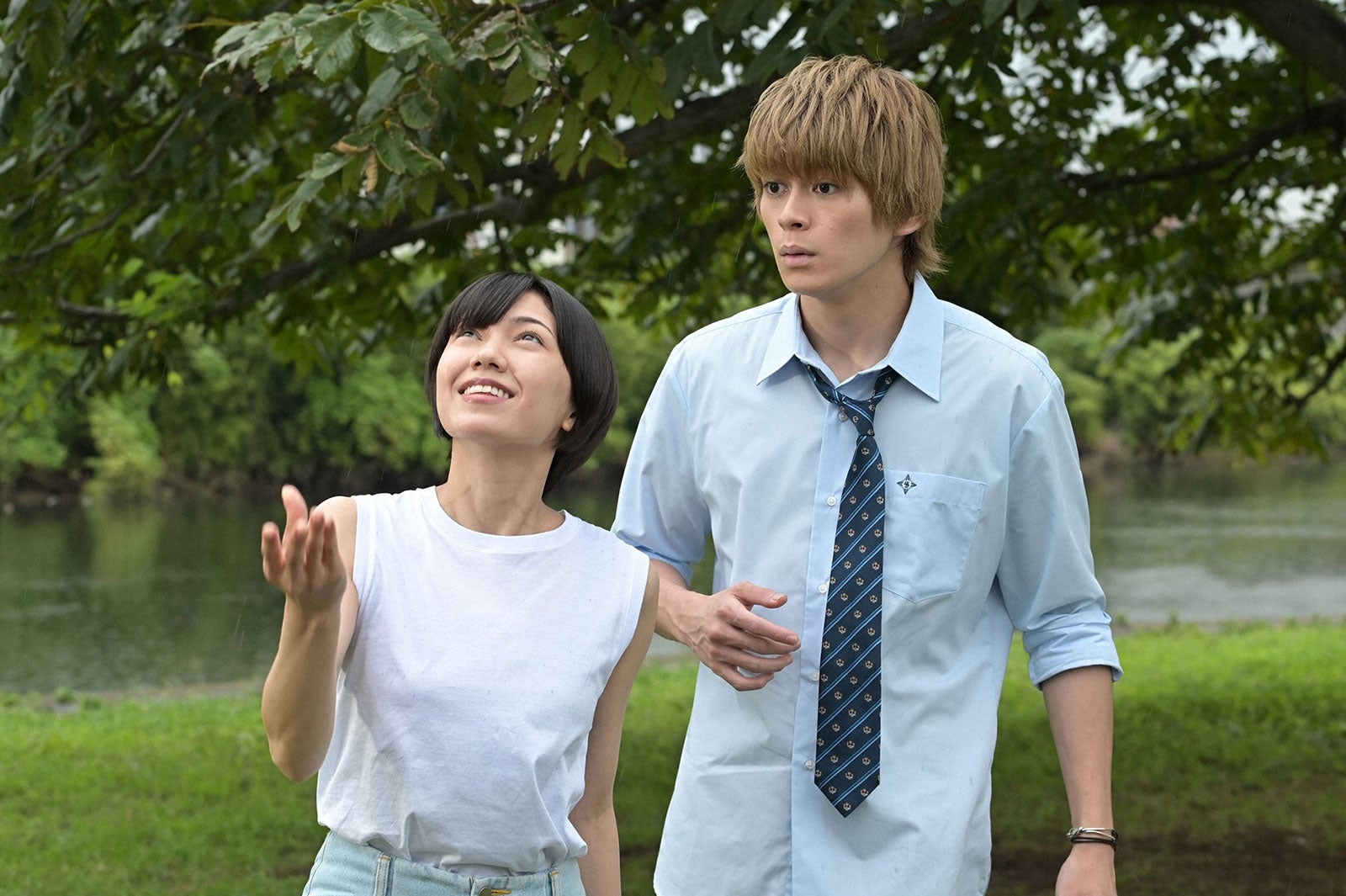 眞栄田郷敦、二階堂ふみ「プロミス・シンデレラ」最終話より（C）TBS