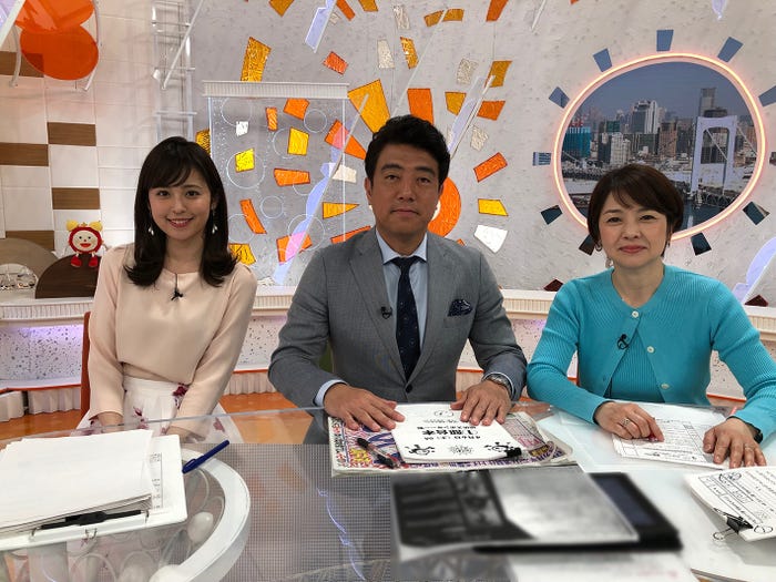 久慈暁子アナウンサー、佐野瑞樹アナウンサー、西山喜久恵アナウンサー(提供写真)