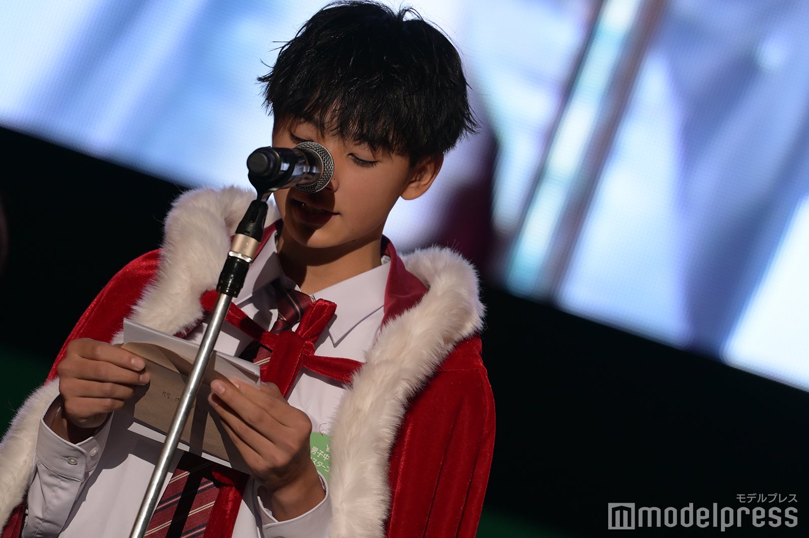 「男子中学生ミスターコン2023」審査結果発表の様子（C）モデルプレス