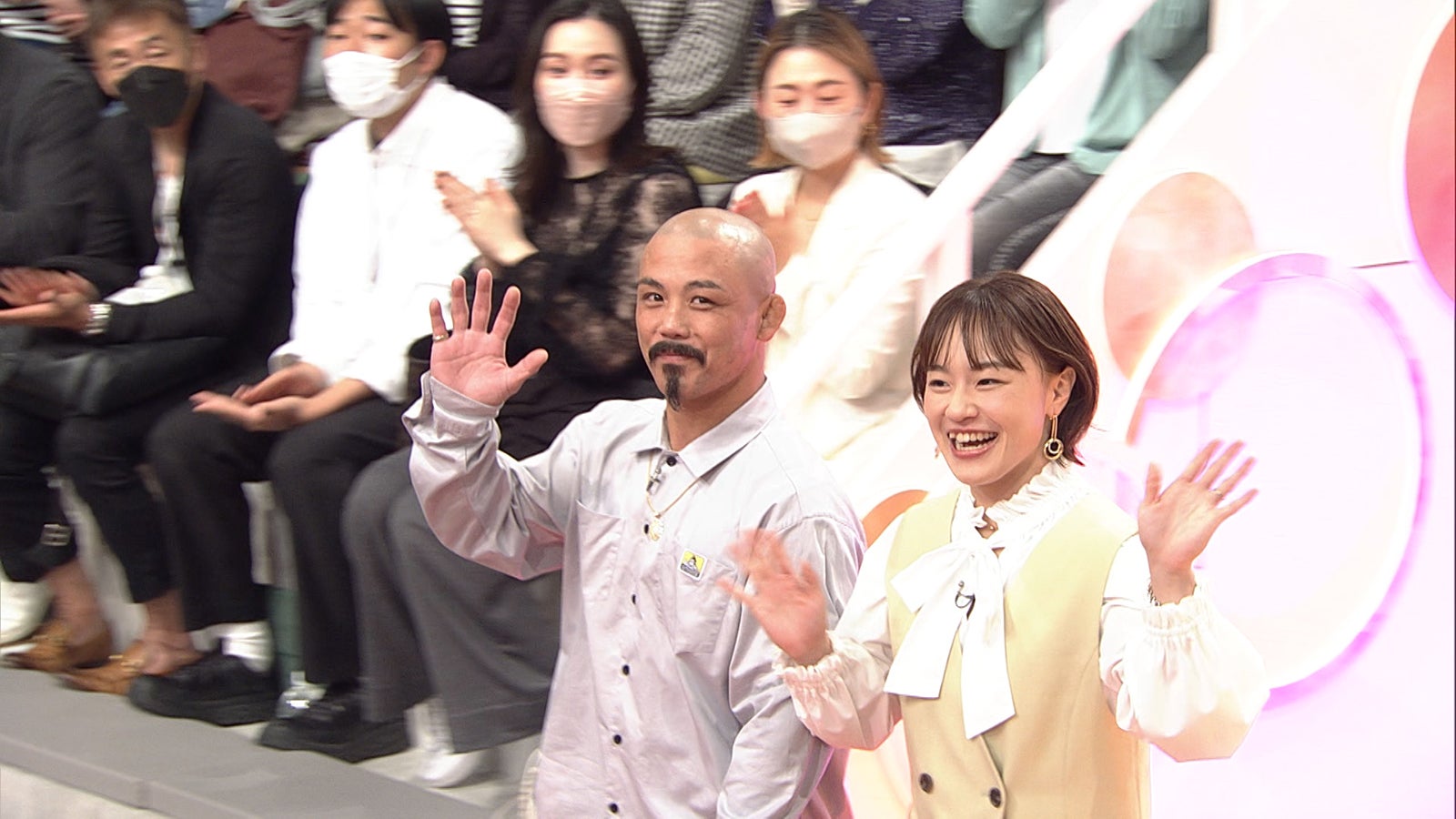 倉本一真、登坂絵莉（画像提供：ABCテレビ）