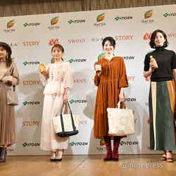 （左から）小室安未、吉木千沙都、森貴美子、高垣麗子（C）モデルプレス