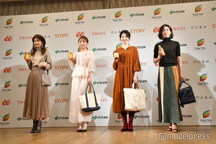 (左から)小室安未、吉木千沙都、森貴美子、高垣麗子(C)モデルプレス