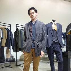 高島屋 紳士服売り場に“イケメンモデル”