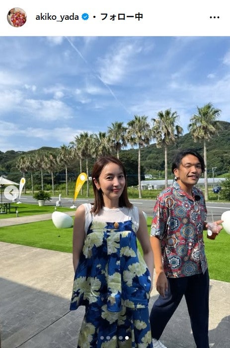 矢田亜希子公式Instagramより