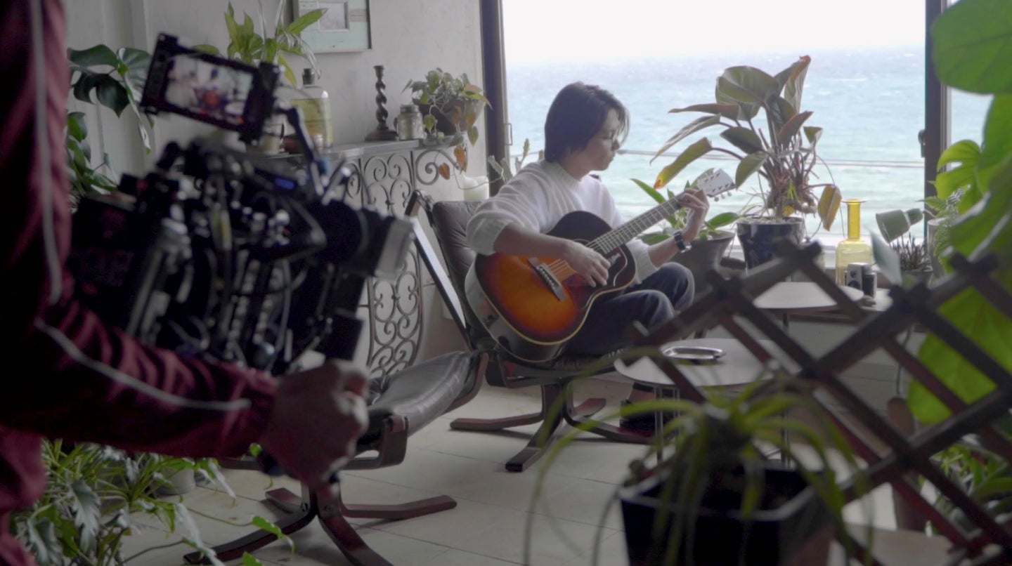 山下智久／メイキングカット（提供写真）