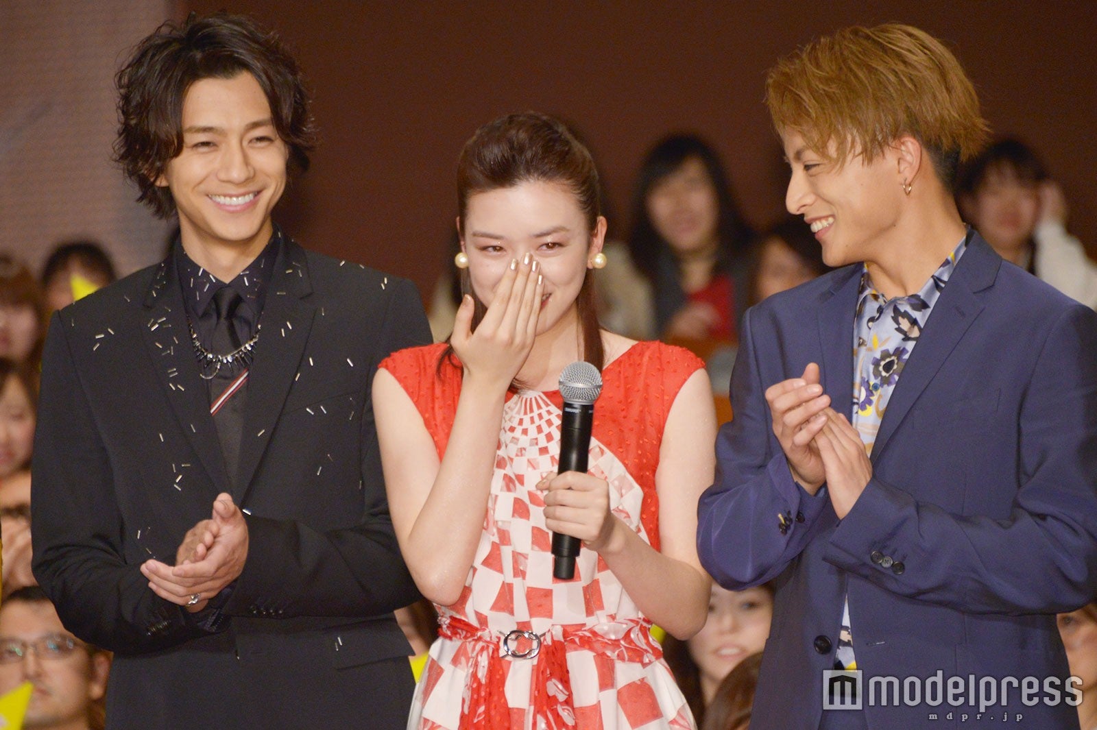 永野芽郁、感極まり涙「幸せでした」　三浦翔平＆白濱亜嵐が労う