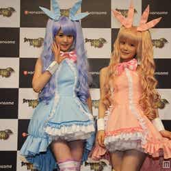 左から:道重さゆみ、嗣永桃子