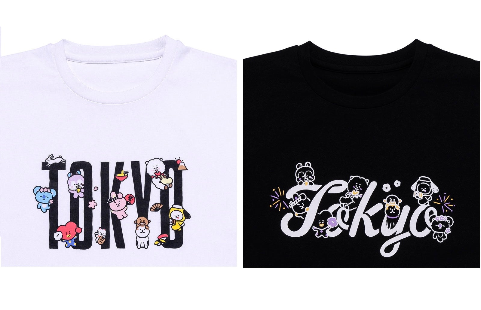 渋谷店限定BT21 TOKTO Tシャツ／提供画像