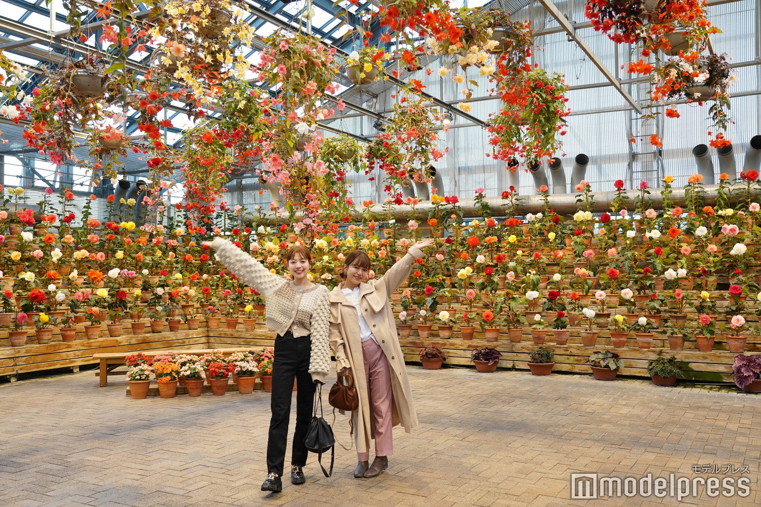 「なばなの里」で色とりどりの草花に癒されて（C）モデルプレス