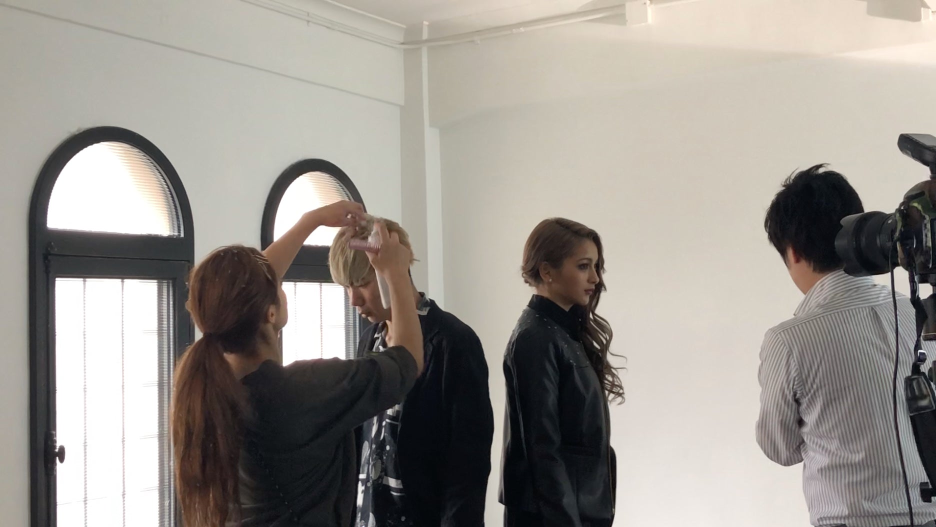 SLOTH、ゆきぽよ（木村有希）／「アイタイ アエナイ」MVオフショット（提供写真）