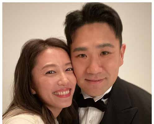 里田まい、夫・田中将大との“頬寄せ密着2ショット”公開「ラブラブすぎる」「理想の夫婦」と反響