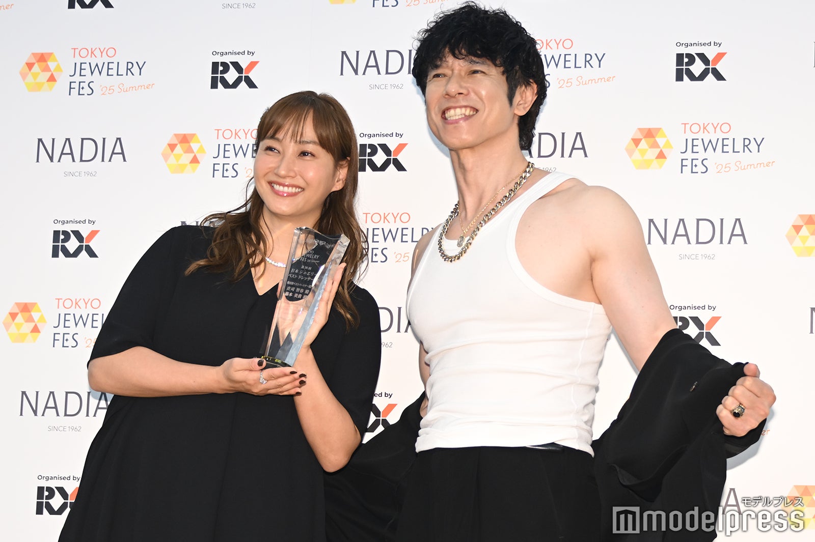 藤本美貴、庄司智春（C）モデルプレス