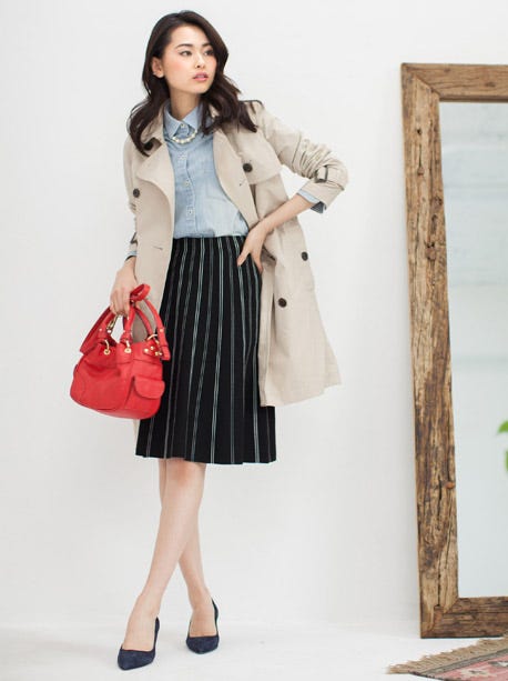 ナイロンタッサーダウンライナー付トレンチコート「PLST」21,492円(税込)/画像提供:PLST オンラインストア