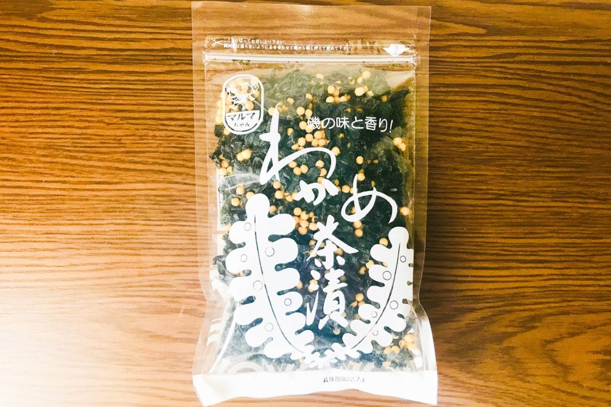 益田製茶　わかめ茶漬け
