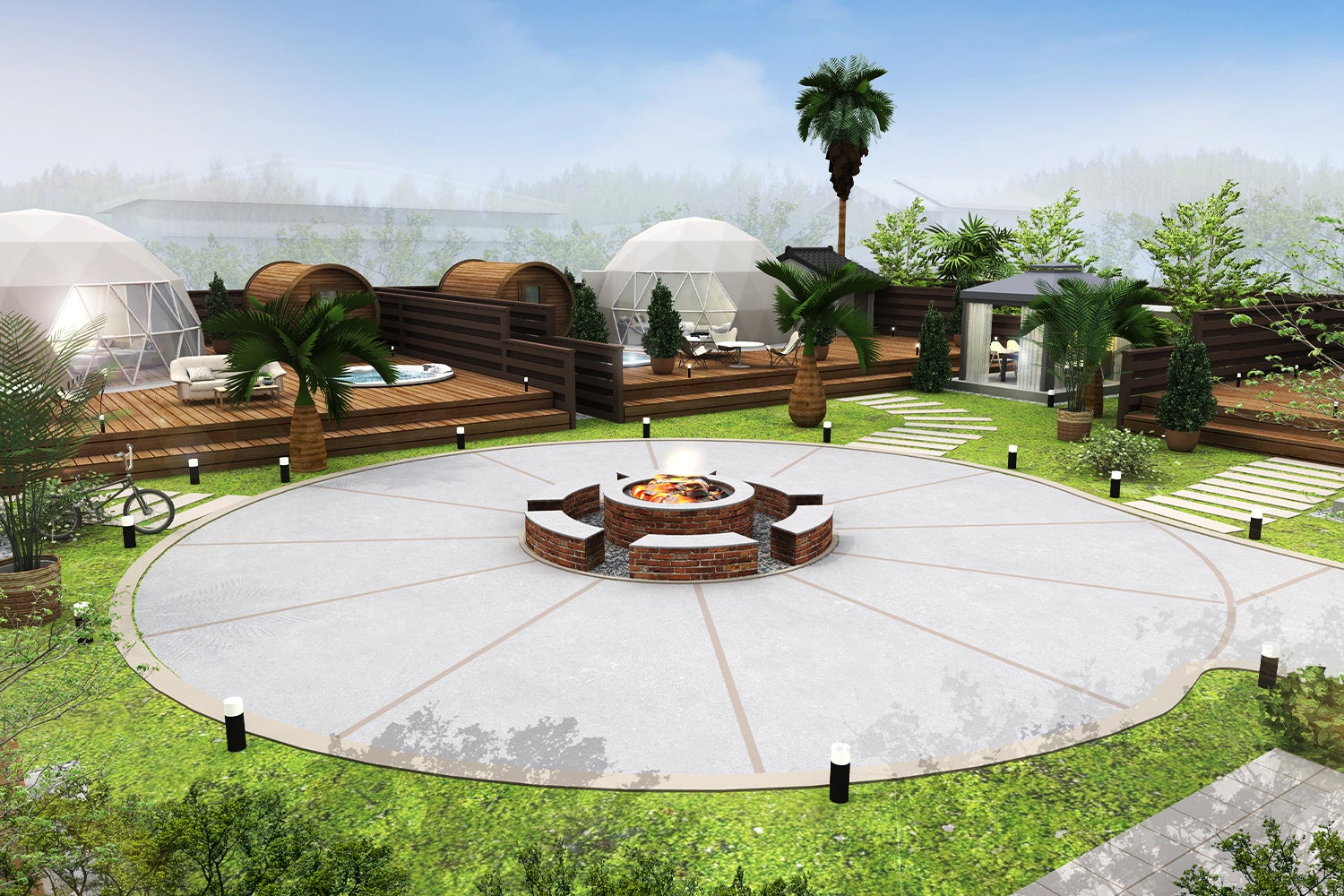 グランピングサウナ - シス -／画像提供：ブッキングリゾート