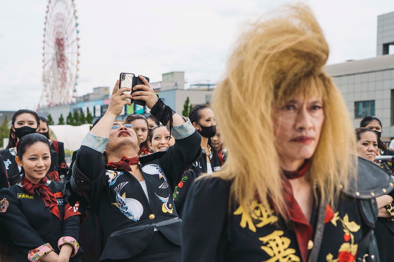 イベントで公開されたメイキング写真（C）2021「地獄の花園」製作委員会