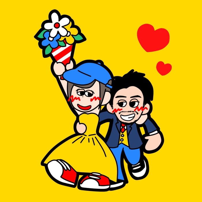 大家志津香・岩田玲イラスト(提供写真)