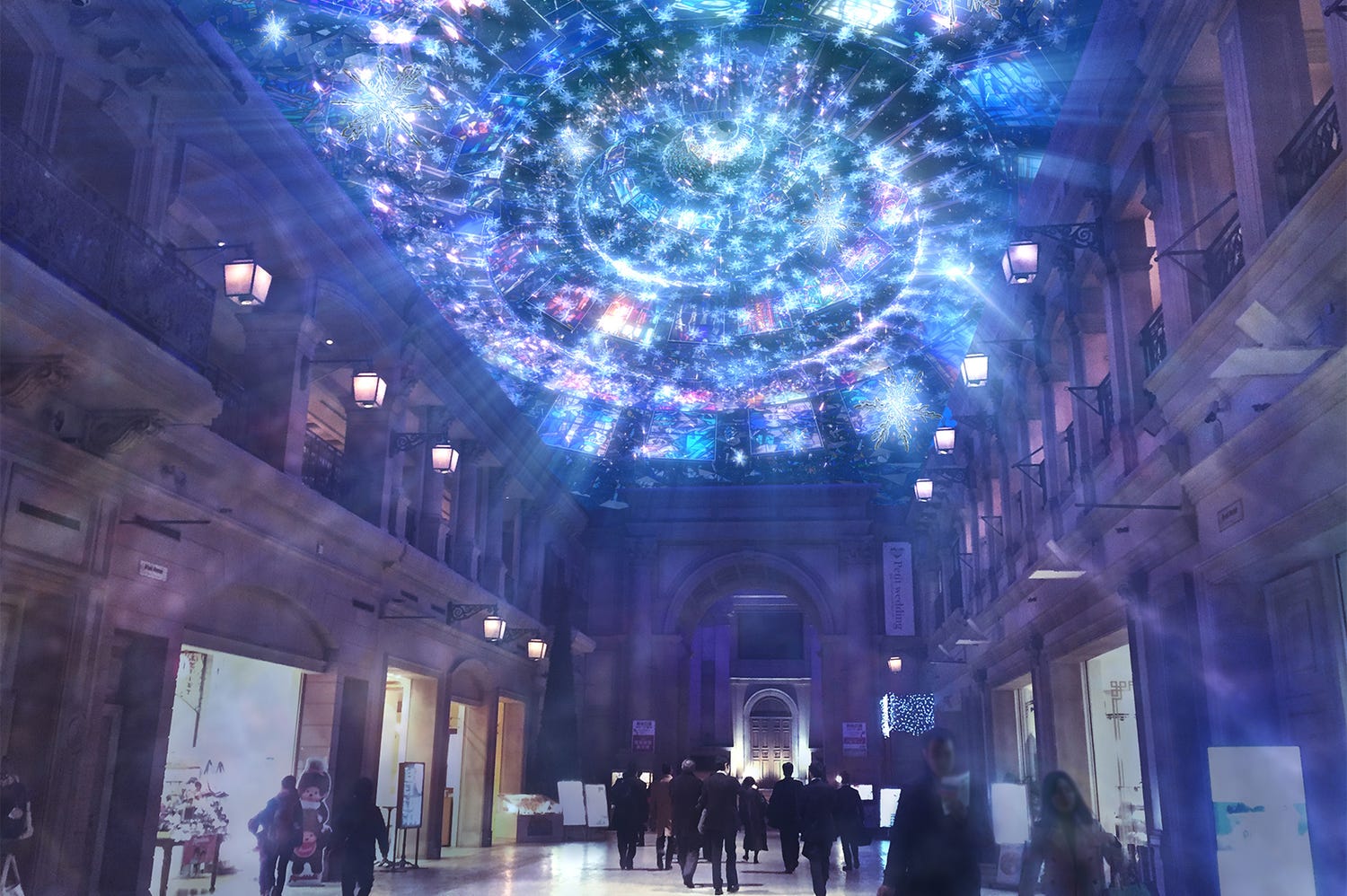 輝くイルミが幻想的な“光の世界” 天空マッピング&イルミ輝くお台場がロマンティック