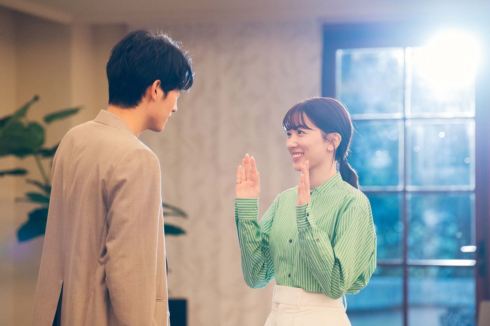 杉野遥亮、永野芽郁／「ユニコーンに乗って」最終話より（C）TBSスパークル／TBS　撮影：加藤春日