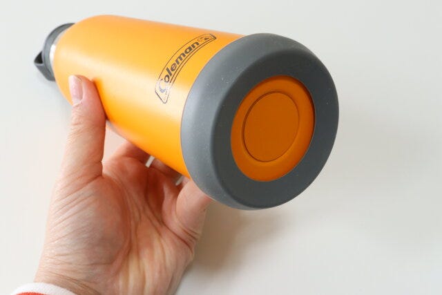 ダイソー　水筒の底カバー　使用例　保護