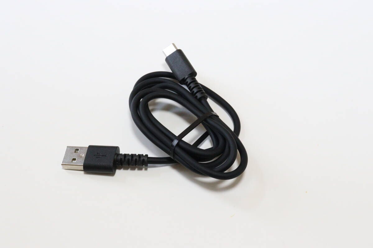 充電・転送ケーブル(Type-AーType-C、やわらかケーブル、ブラック) 充電・転送ケーブル(Type-AーType-C、やわらかケーブル、ブラック)