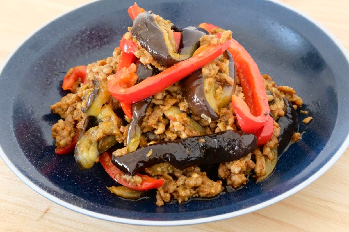 ヒルナンデス・カレーみそマーボーなす