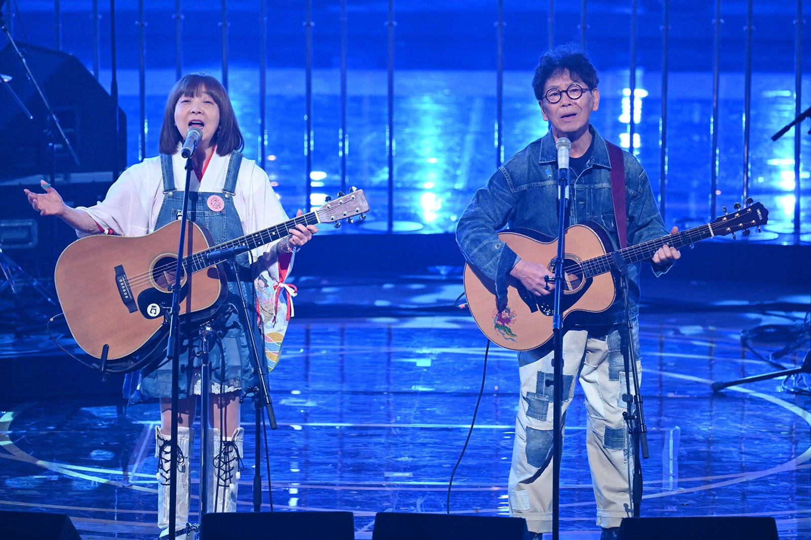 イルカ、南こうせつ（提供写真）