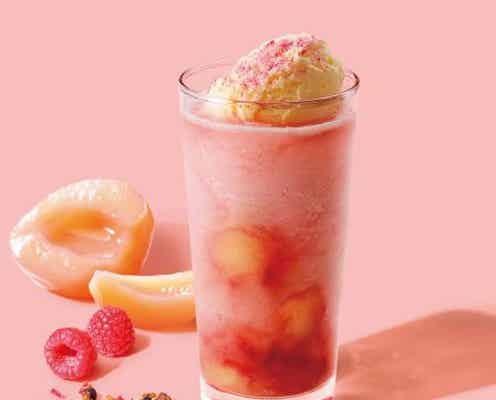 スタバ「sakura ピーチ&ラズベリー ティー フラペチーノ」六本木ヒルズ内ティー特化型店限定で登場