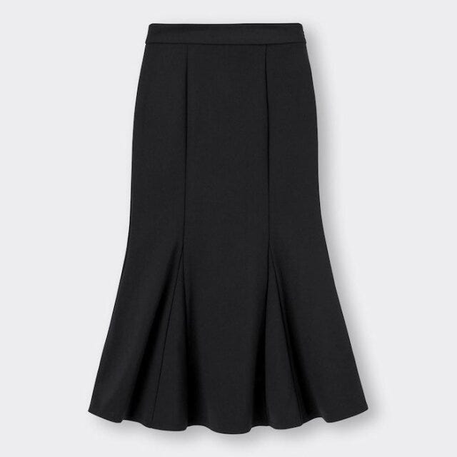 GU　スカート　黒　フレア