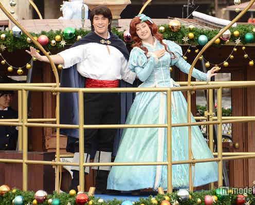 ディズニーシー、2大プリンセスが贈る幸せなクリスマス