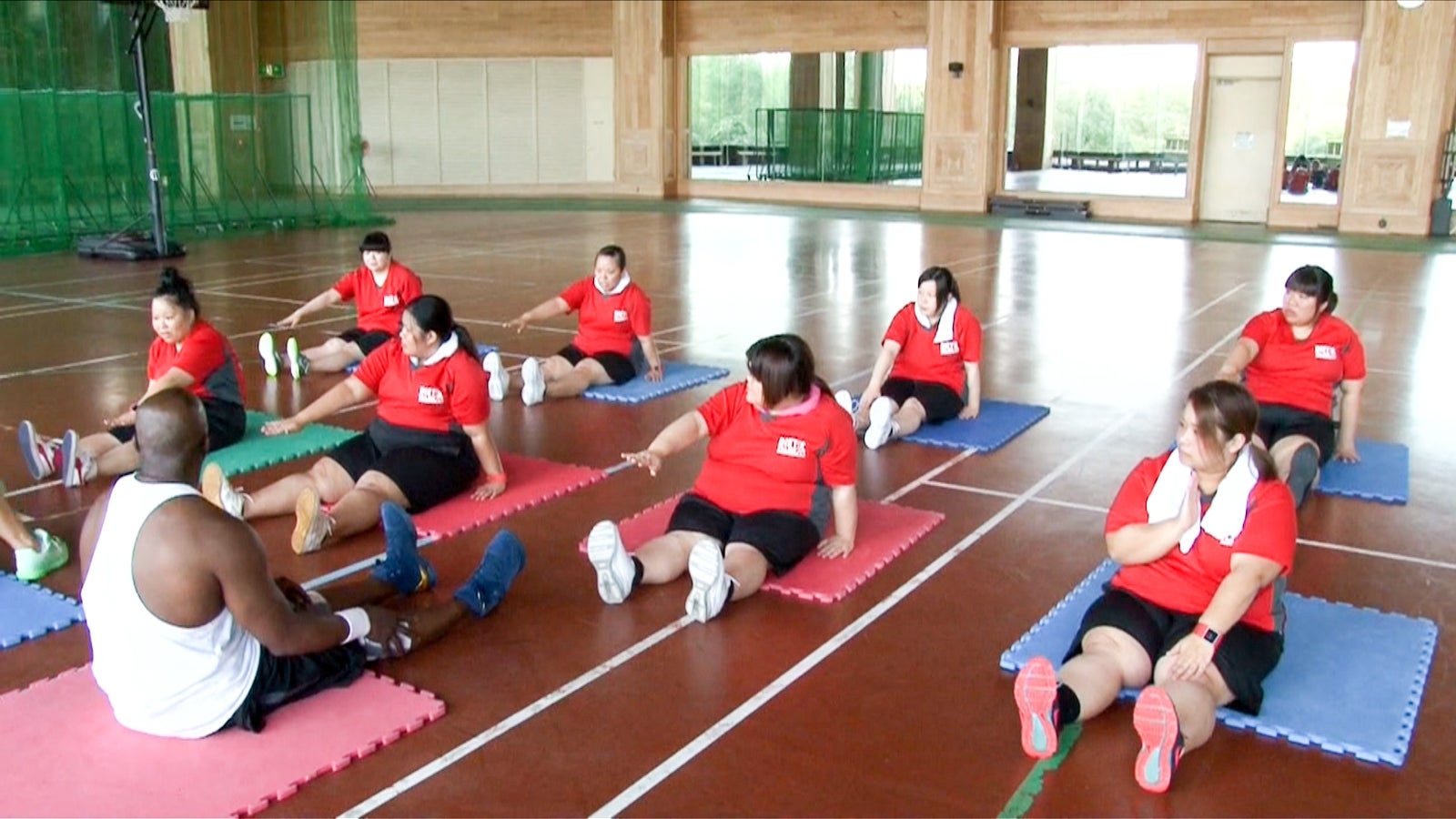 ビリー隊長の指導風景 （C）日本テレビ