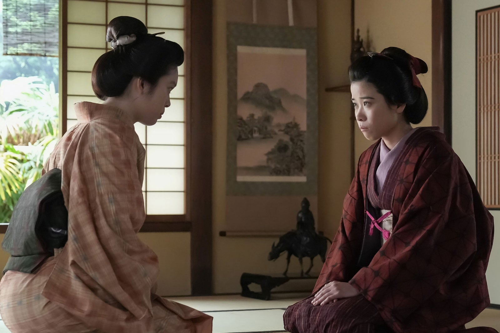 高石あかり、円井わん「ばけばけ」第84話（C）NHK