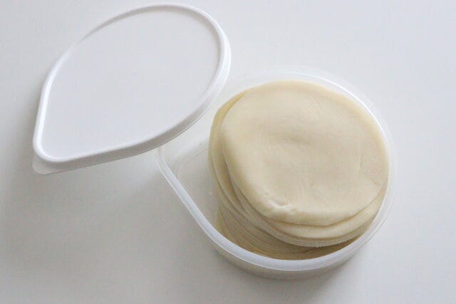 餃子の皮保存ケースW　収納力