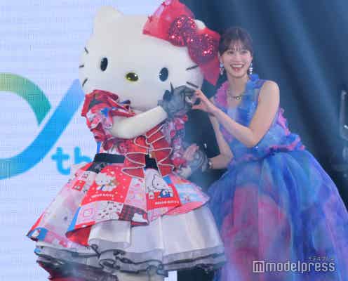 生見愛瑠、キティからの誕生日祝福に笑顔 挑戦したいこと明かす【TGC 2024 S/S】