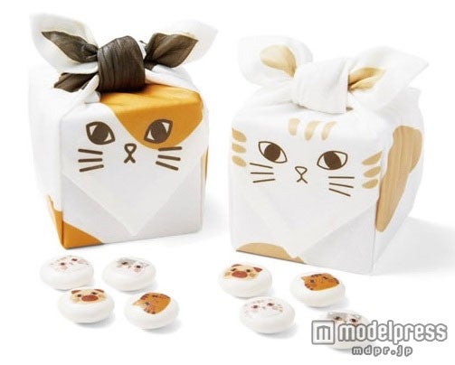 「ねこチョコ ミニ手ぬぐい」1セット￥2,000（税抜）