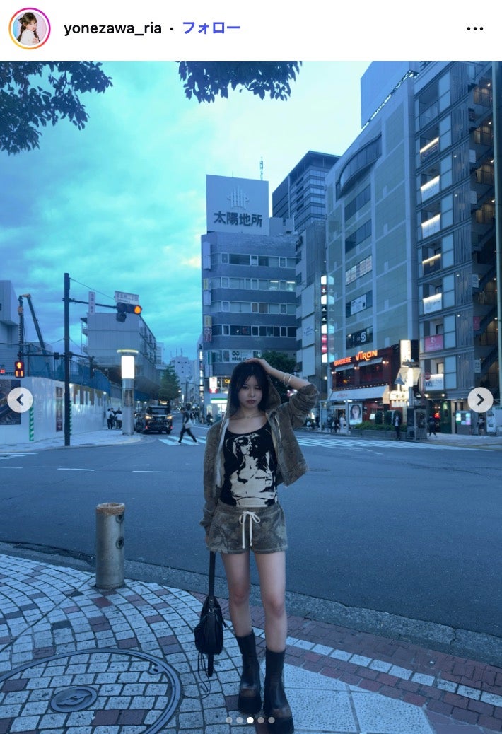 米澤りあInstagramより