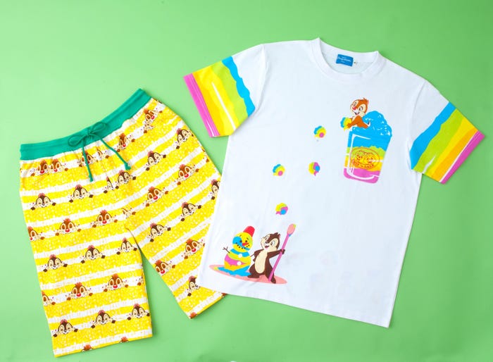 Tシャツ 1,900~2,900円/ハーフパンツ 2,300円 (C)Disney