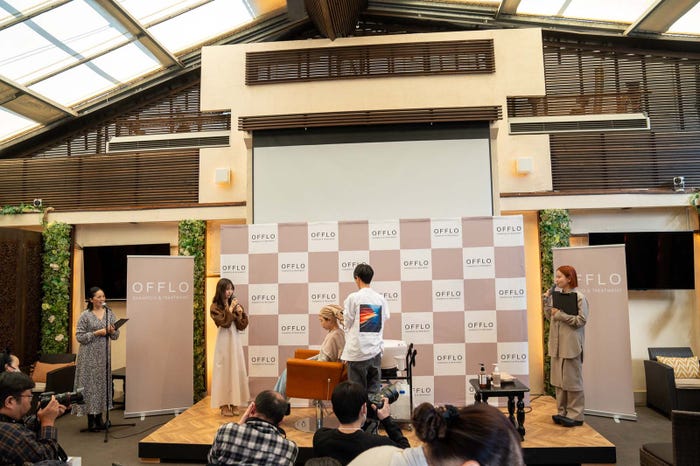 新製品発表会の様子(提供写真)