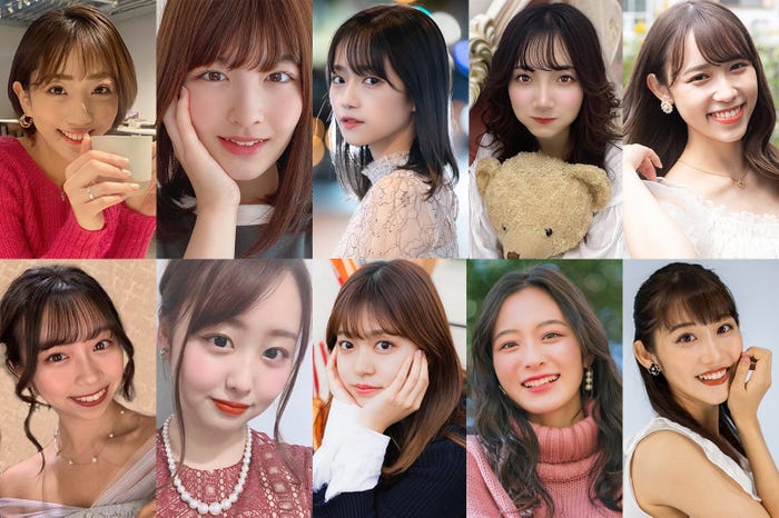 「MISS OF MISS CAMPUS QUEEN CONTEST 2021」ファイナリスト(提供写真)
