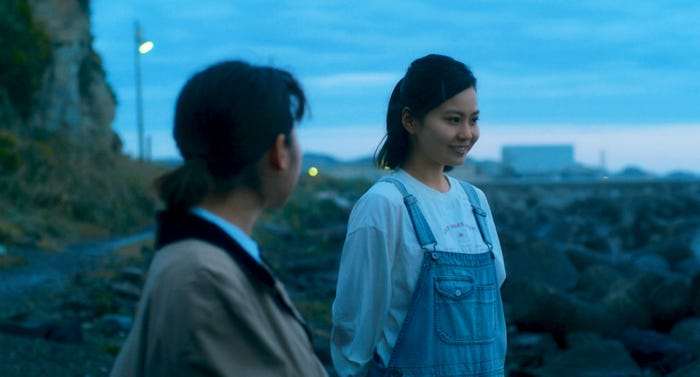 新谷ゆづみ(C)2022 映画「やがて海へと届く」製作委員会