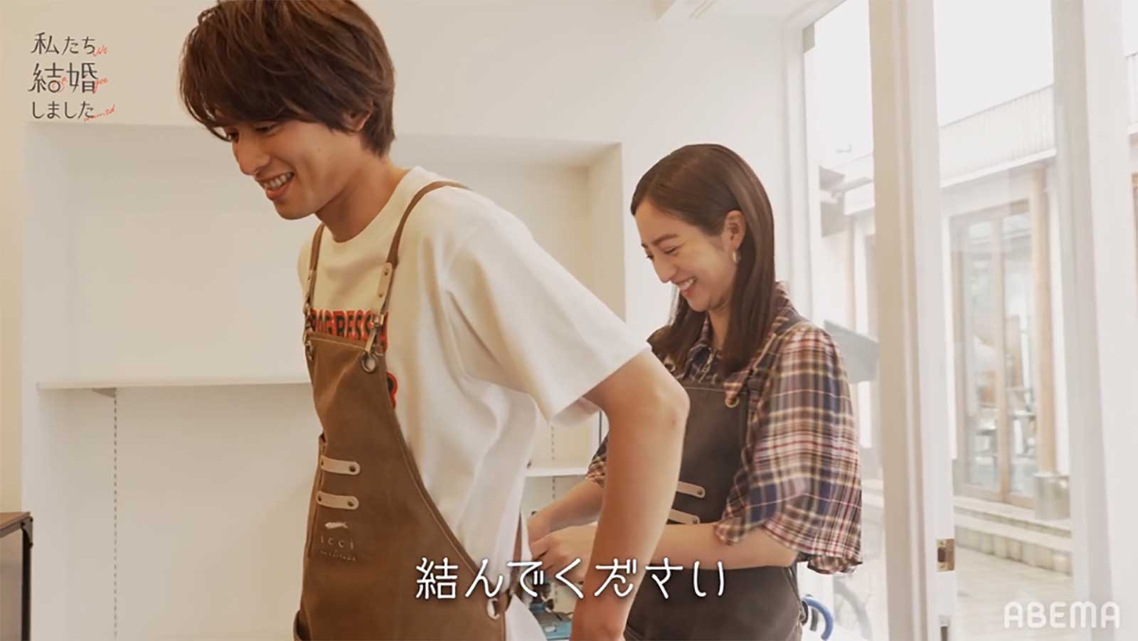 白洲迅、堀田茜（C）AbemaTV, Inc.