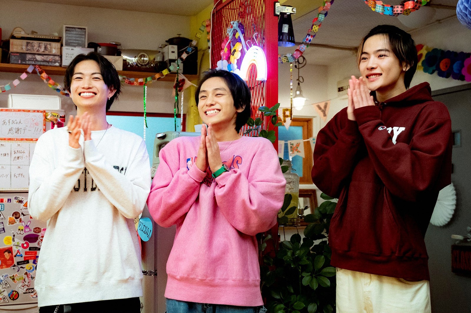 （左から）綱啓永、山下幸輝、NOA「君の花になる」第7話より（C）TBS