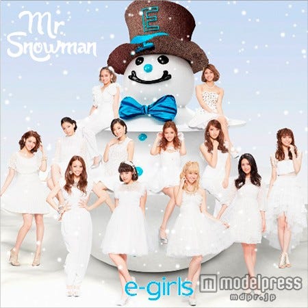 e-girls「Mr.Snowman」(11月26日発売)/CD+DVD
