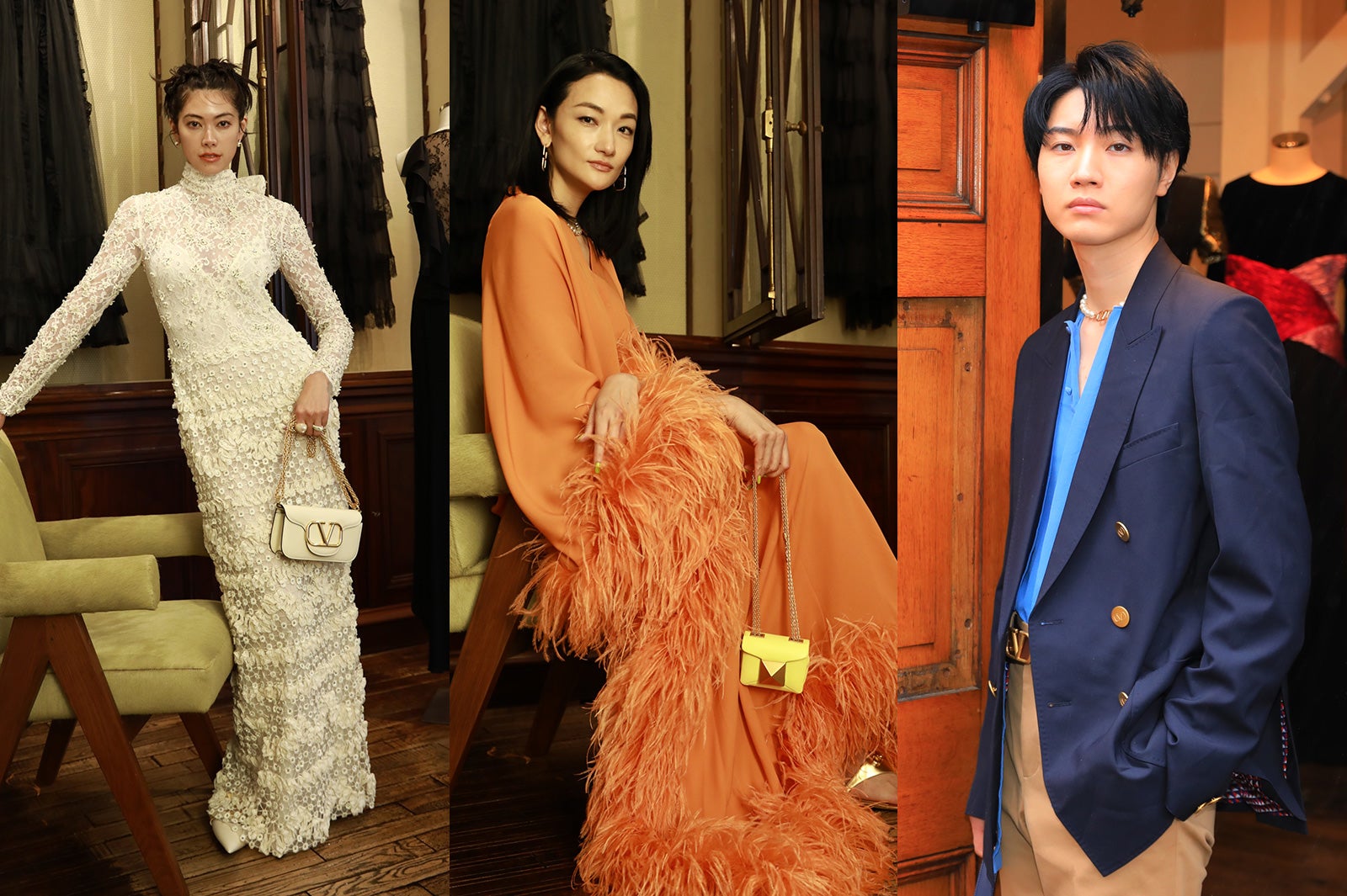 森星・冨永愛・桜田通ら「ヴァレンティノ ヴィンテージ」ドレスアップで豪華来場