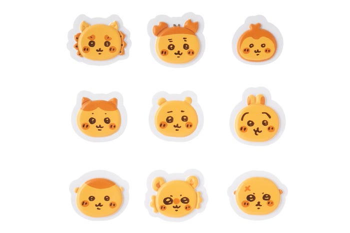 もっちりフレークシール(ちっちゃいパンなみんな)(C)nagano